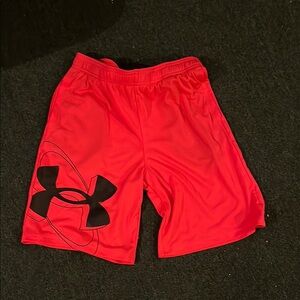 Under Armour Red Athletic Performance Shorts